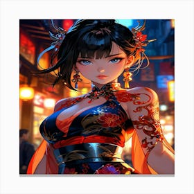 Chinese Girl 3 Canvas Print