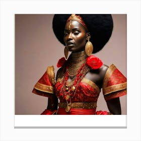 African Beauty 2 Canvas Print