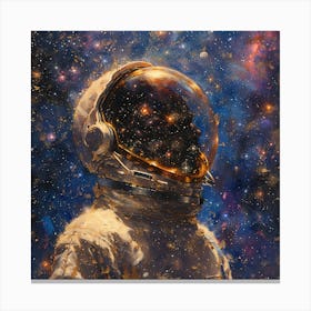 Astronaut In Space 6 Canvas Print