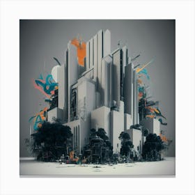 Cityscape 34 Canvas Print