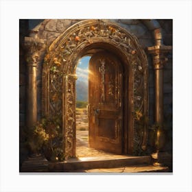 Door Way To Life 1 Canvas Print