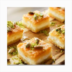 Turkish Desserts Canvas Print