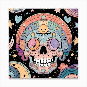 Mexican Skull Canvas Print