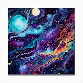 Galaxy Painting 3 Canvas Print