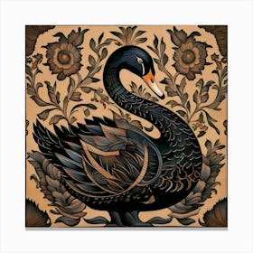 Black Swan 4 Canvas Print