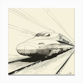 High Speed Train 2 Canvas Print