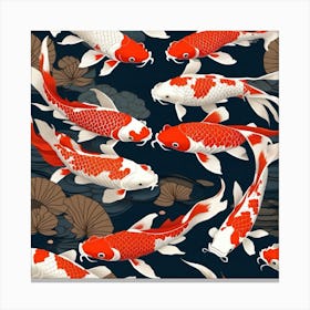 Koi Fish 12 Canvas Print