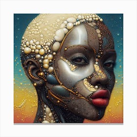 Futuristic Woman 27 Canvas Print