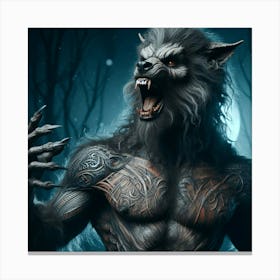 Werewolf 3 Canvas Print