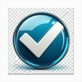 Check Mark Icon Png Clipart Canvas Print