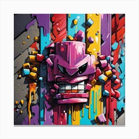 Graffiti Art Canvas Print