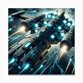 Ionosphere Skybreaker Full Converted Canvas Print