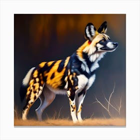 Wild Dog Canvas Print