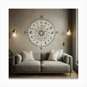 Default Trendy Zodiac Wall Art 0 Canvas Print