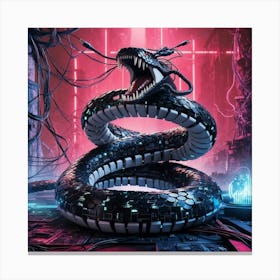 robo Snake Canvas Print