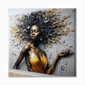 Afrofuturism 9 Canvas Print