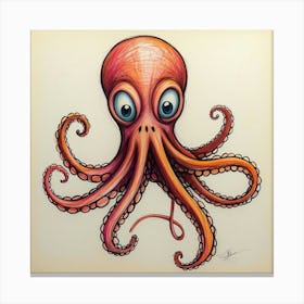 Octopus 111 Canvas Print