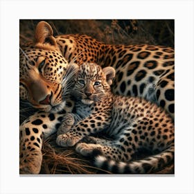 Leopard Cub 1 Canvas Print