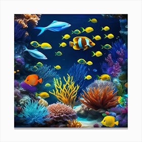 Coral Reef 12 Canvas Print