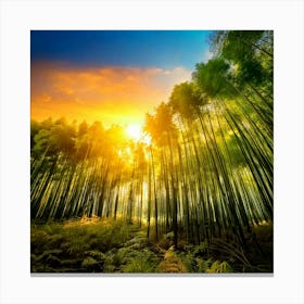 Firefly Enchanted Twilight Glow In Bamboo Forest 81855 Canvas Print