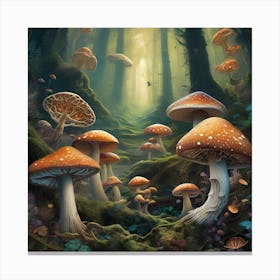 Forest dwellers Canvas Print