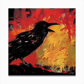 Scare at night Canvas Print