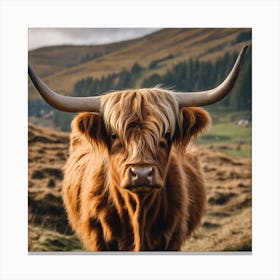 Highland Cow Canvas Print