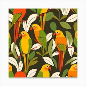 Parrots 2 Canvas Print