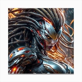 Female Character From Starcraft jhu Canvas Print