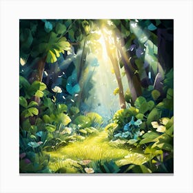 Forest Path 1 Canvas Print