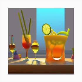 Cocktails Canvas Print