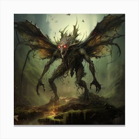 Demon Of The Forest Canvas Print