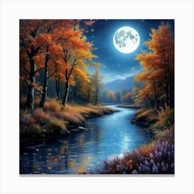 Moonlight River Lienzo