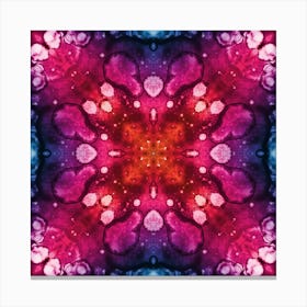 Pink Fractal Abstract Texture 6 Canvas Print