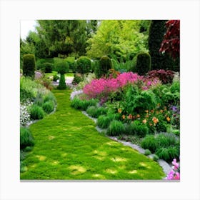 Garden Path Canvas Print