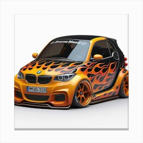 Bmw F30 Canvas Print