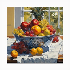 Fruit Bowl Canvas Print