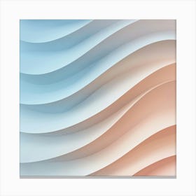 Abstract Wavy Pattern 2 Canvas Print