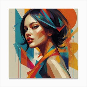 Abstract Piece Stunning Female Canvas Print