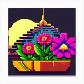 Pixel Art 1 Canvas Print