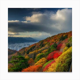 Autumn In Kyoto Canvas Print