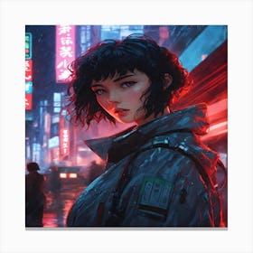 Ghost In The Shell Canvas Print