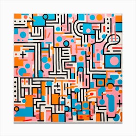 Abstract Painting Canvas Print