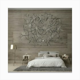 Abstract Metal Wall Art 4 Canvas Print