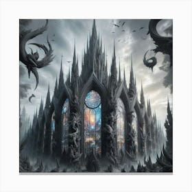 Cathedral Of The Dead 1 Canvas Print