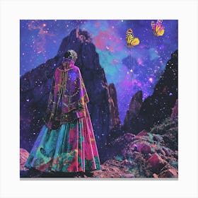 Retro futuristic i Canvas Print