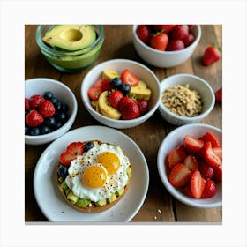 Breakfast Canvas Print