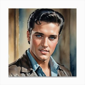 Golden Era Icon" Elvis Presley Canvas Print