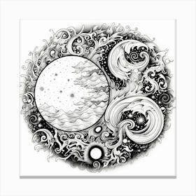 Yin Yang 62 Canvas Print