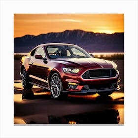 Ford Car Automobile Vehicle Automotive American Brand Logo Iconic Heritage Legacy Innovat (2) Canvas Print
